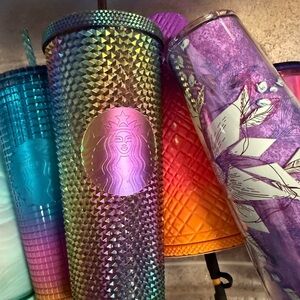 Starbucks Multicolor and Purple Tumbler Collection